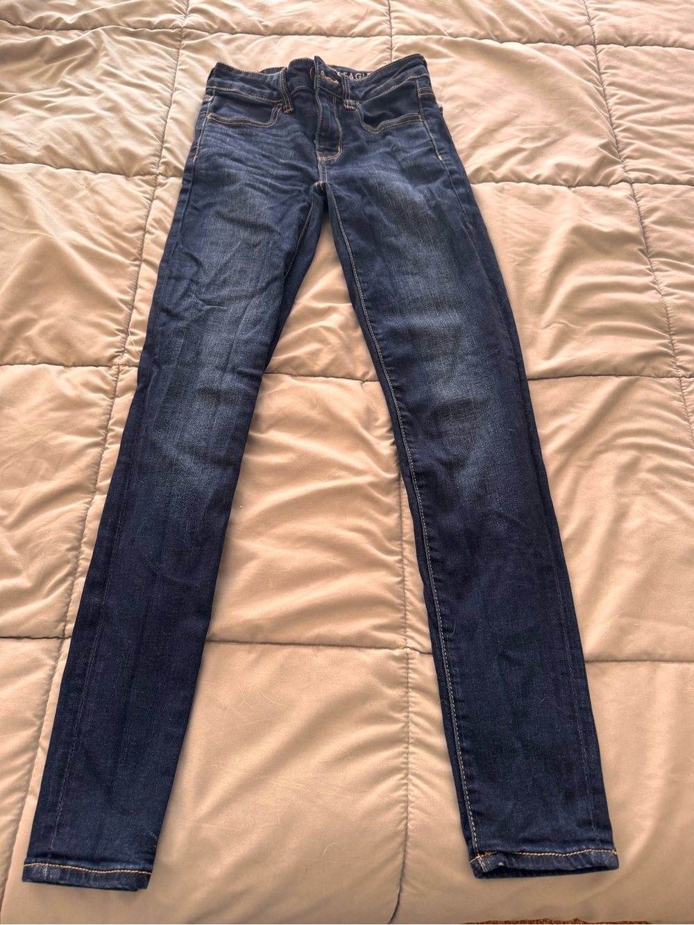 AMERICAN EAGLE NEXT LEVEL STRETCH Blue Women's Skinny Jeans